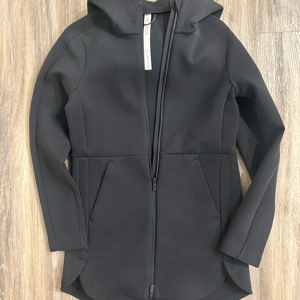 Lululemon Black Jacket with Hood Size 2